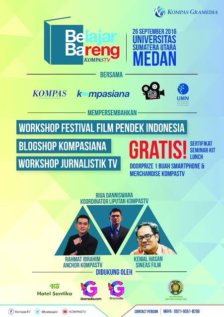 Belajar Bareng Kompas TV Mampir ke Medan Belajar Bareng Kompas TV Mampir ke Medan