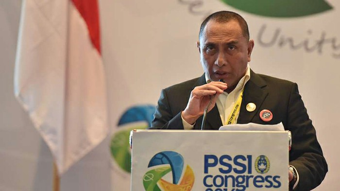 Ketua umum PSSI, Edy Rahmayadi