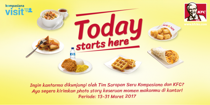 Diperpanjang hingga 9 April! Kirim Foto Momen Makan dan Dapatkan Sarapan Gratis! Diperpanjang hingga 9 April! Kirim Foto Momen Makan dan Dapatkan Sarapan Gratis!