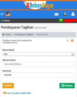 Cara Bayar Kartu Kredit Bni Via Sms Dan Online Kompasiana Com