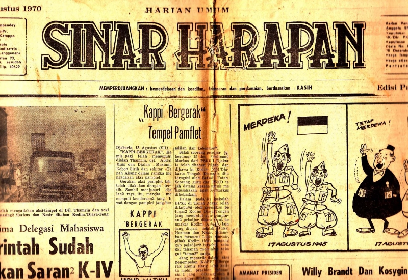 Terbit 54 Tahun Silam, Koran Sinar Harapan Akhirnya Tutup Halaman 1 -  Kompasiana.com
