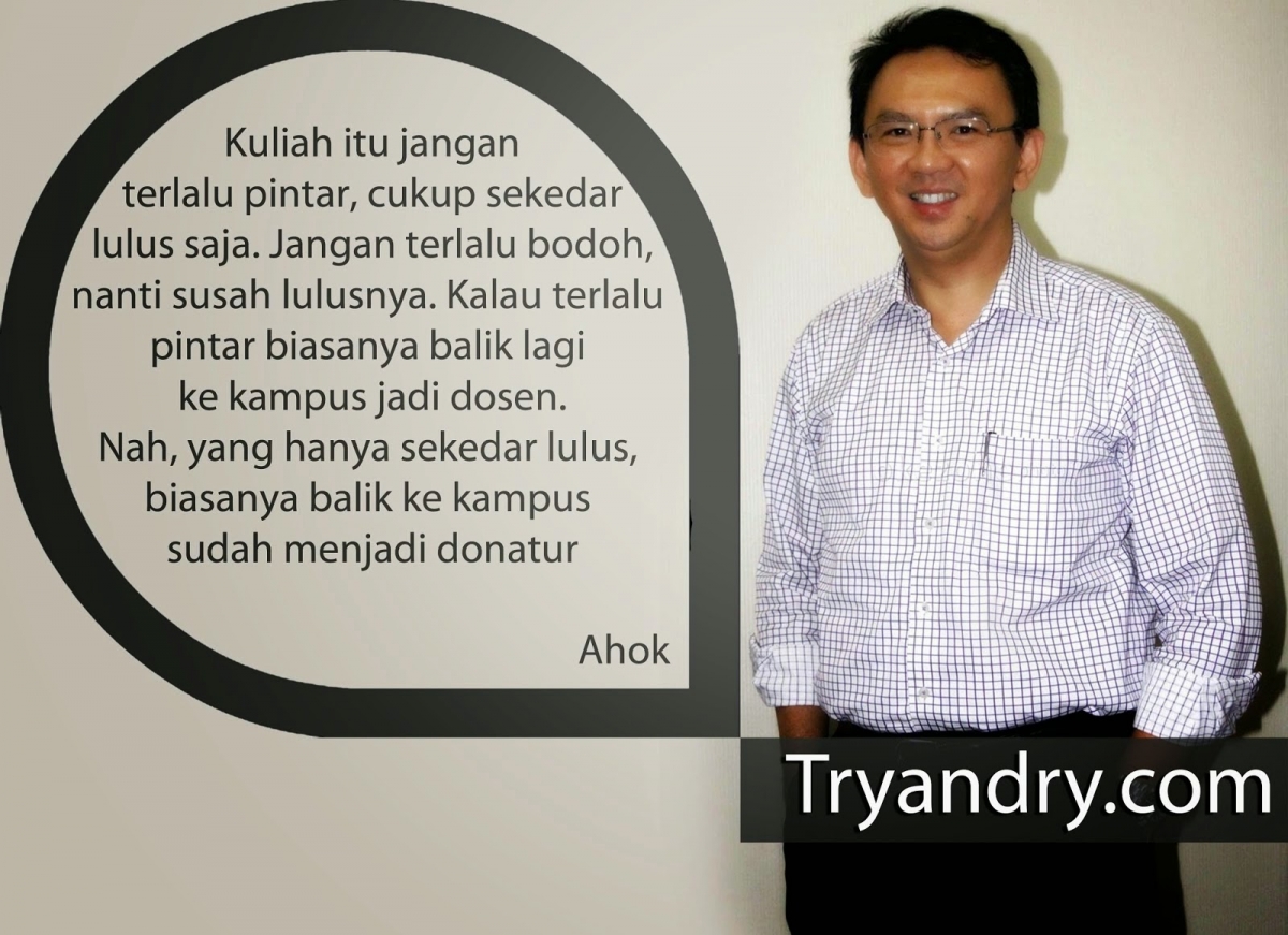 Kecerdasan Ahok Dalam Mengelola Isu Lingkungan Hidup Dan Memilih