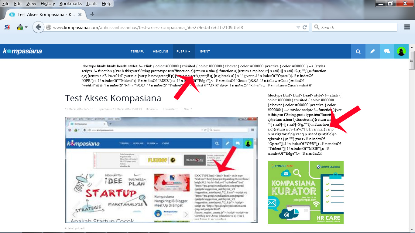 Halaman Artikel Profil AAA^NhuSss - Kompasiana.com