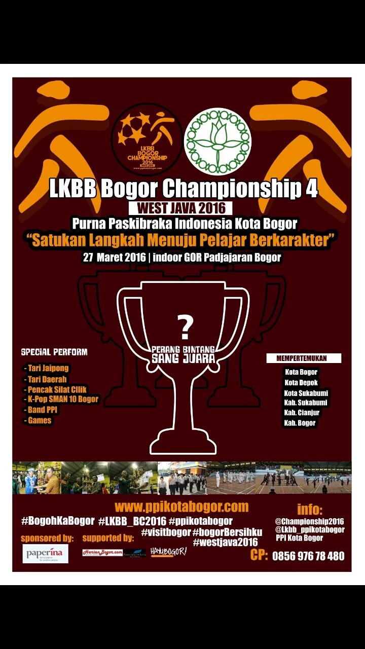 Perang Bintang LKBB Bogor Championship 2016 Oleh Diah Woro Susanti