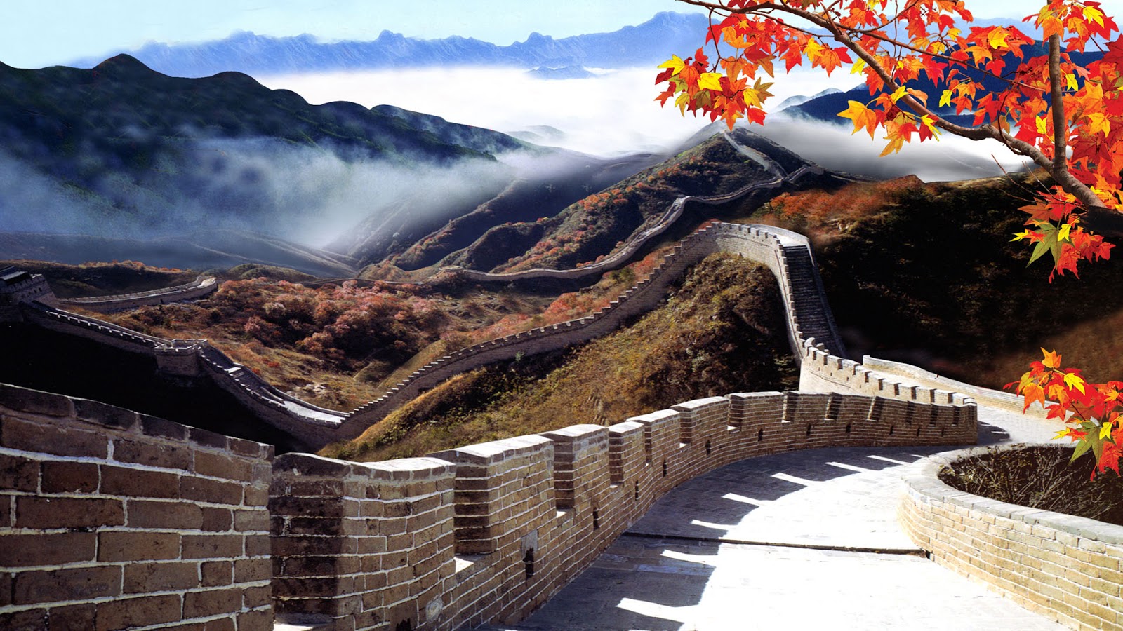Pemandangan Alam Kita Pemandangan Tembok Cina