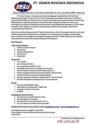 Hampir Tertipu Loker Pt Semen Bosowa Kompasiana Com