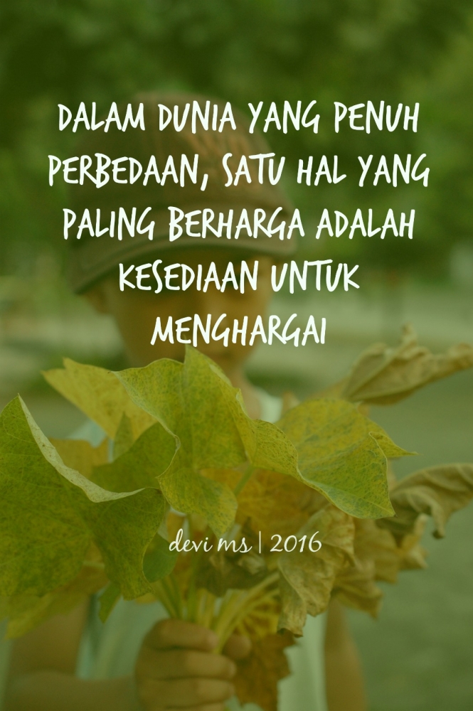 Mulai Menghargai Sekarang Tuai Kerukunan Kemudian Halaman All