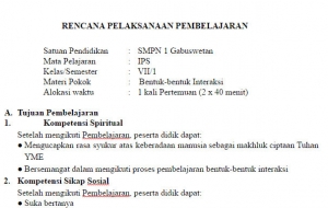 Contoh Rpp Dengan Langkah Langkah Problem Based Learning