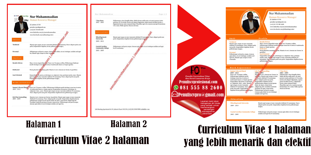 Contoh CV yang Menarik dalam Bentuk Word oleh Nur 