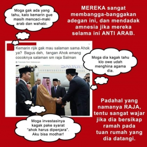 Blunder Ahok Ikut Menyambut Raja Salman Bisa Menggagalkan Kerja Sama Ri Arab Saudi Kompasiana Com