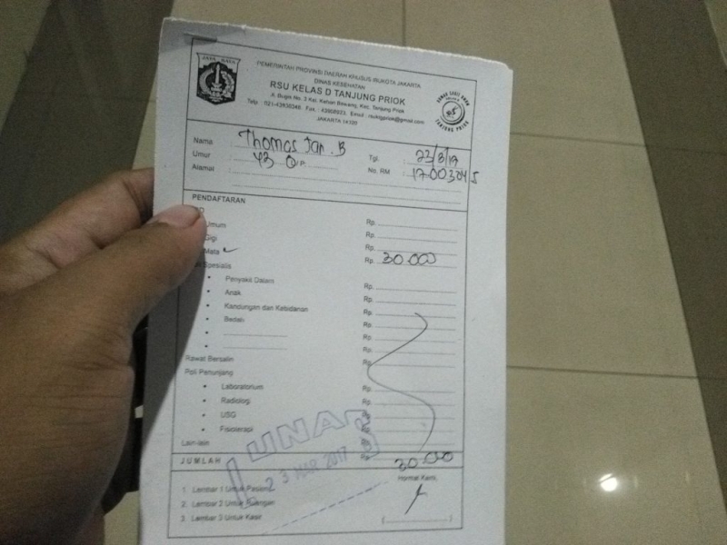 Murahnya Periksa Mata Di Rsuk Tanjung Priok Halaman All Kompasiana Com