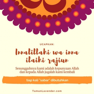 Innalillahi Bukan Hanya Tanda Duka Cita Lho Halaman All