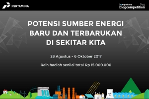 Bagikan Cerita Pengalaman atau Ide Sumber Energi Baru dan Terbarukan di Sekitarmu! Bagikan Cerita Pengalaman atau Ide Sumber Energi Baru dan Terbarukan di Sekitarmu!