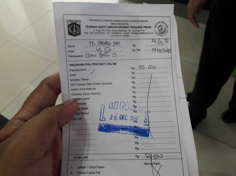 Biaya Rekam Jantung Ekg Di Rsud Tanjung Priok Hanya Rp 50 000 Kompasiana Biaya Rekam Jantung Ekg Di Rsud Tanjung Priok Hanya Rp 50 000 Kompasiana