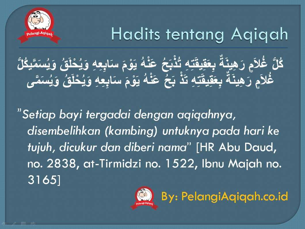Aqiqah dalam Islam: Pengertian, Sejarah dan Dalil Hukum Hadits Shahih