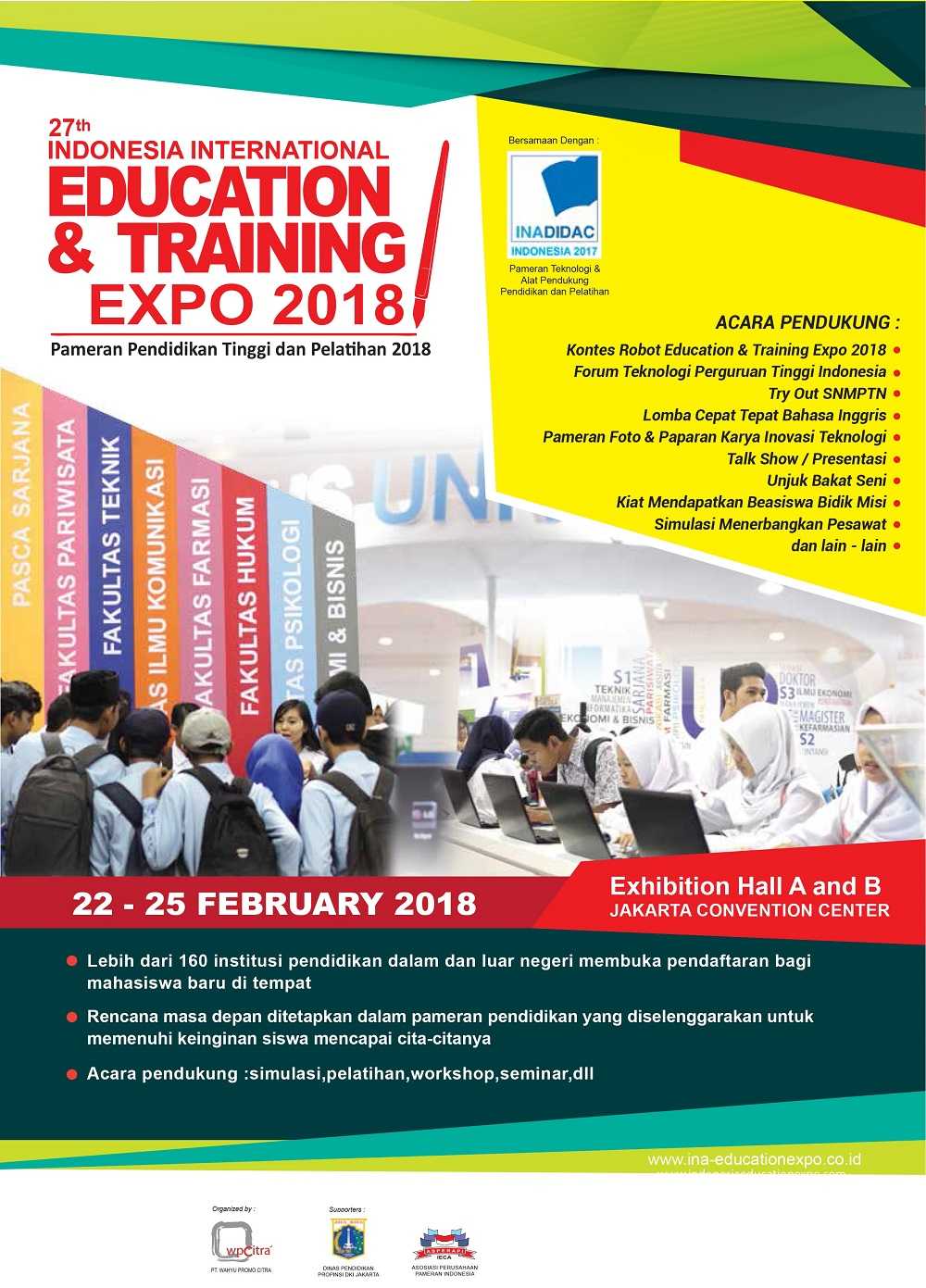 Di Balik Pameran Education And Training Expo 2018 Ada Tanya Oleh