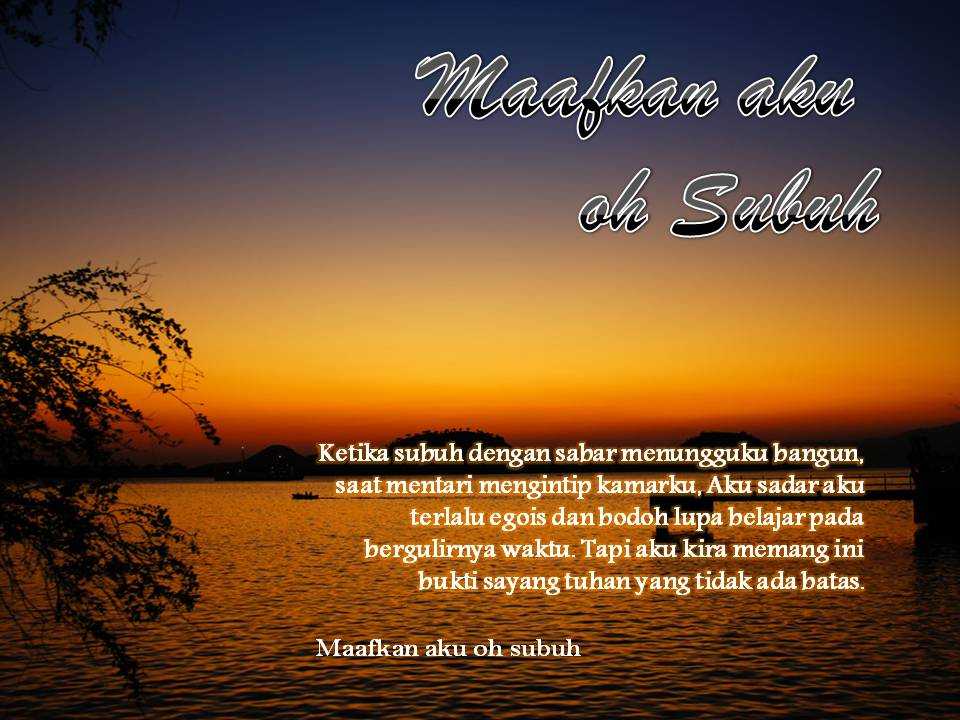 Kata Maafkan Aku Sayang Bucin Galau