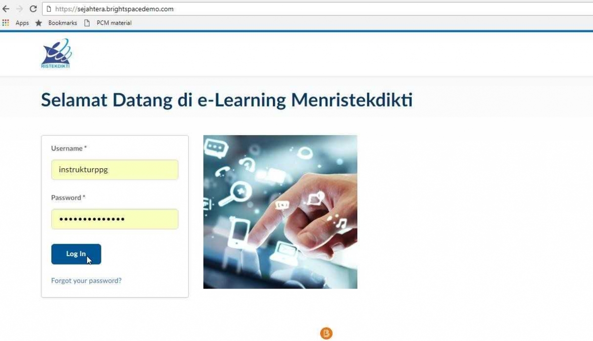 Brightspace Software E Learning Bagi Guru Peserta Ppg Dalam