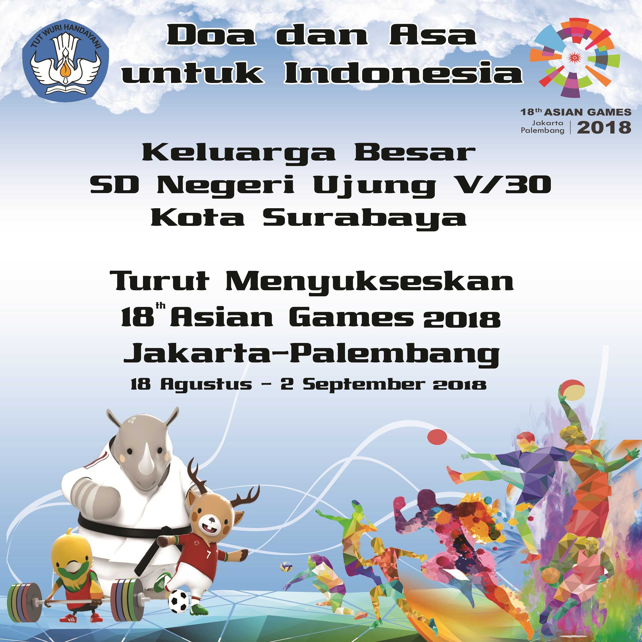 Mengukir Sejarah Asian Games 2018 Dari Pinggiran Kota Surabaya