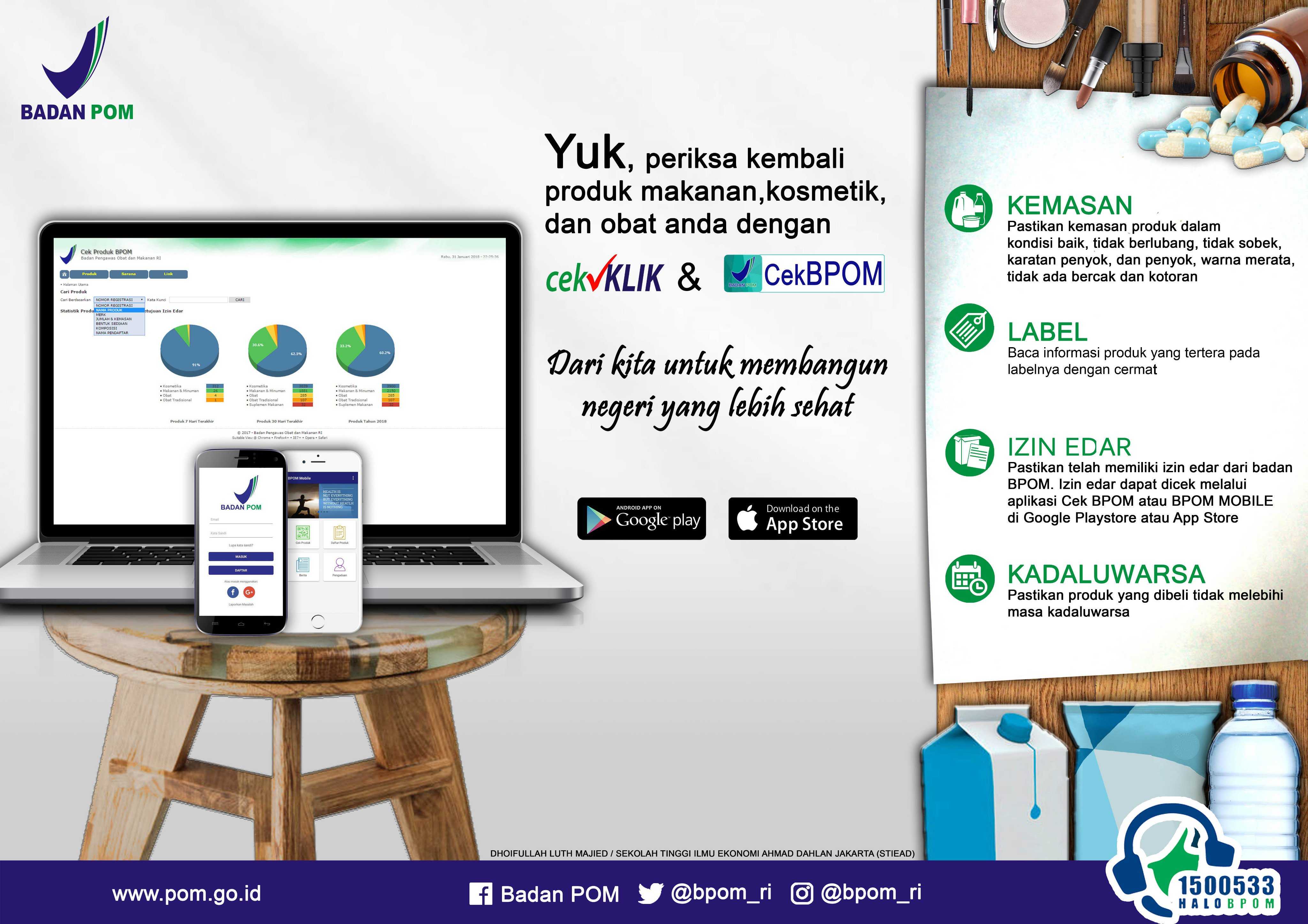 Menjadi Konsumen Cerdas Saat Mudik Dengan Cek BPOM Dan Cek KLIK Oleh