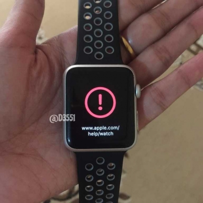 Cara Memperbaiki Apple Watch Tampil Tanda Seru Merah Yang Harus Dilakukan Ketika Tanda "!" di Apple Watch Tak Kunjung Hilang Halaman 1 - Kompasiana.com