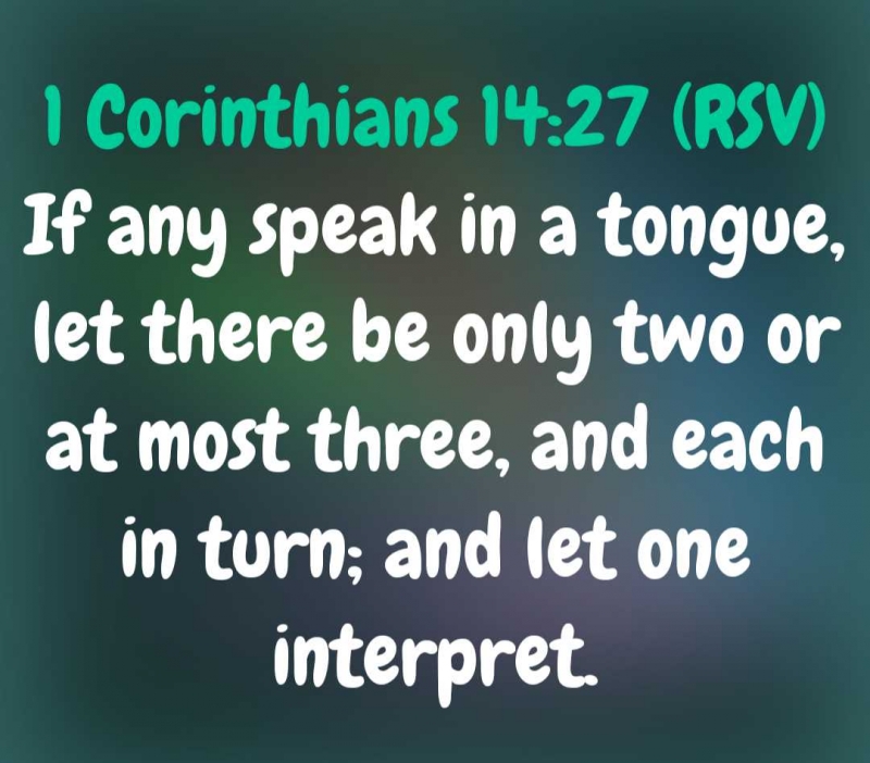 Eksposisi 1 Korintus 14 26 28 Halaman All Kompasiana Com