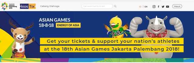 Yuk Beli Tiket Pertandingan Asian Games 2018 Dan Jadi Saksi Sejarah ...