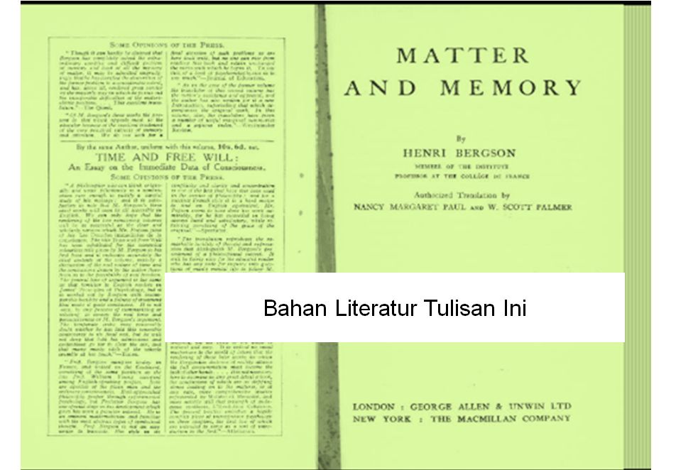 Metter And Memory Bergson 5 Halaman All Kompasiana Com
