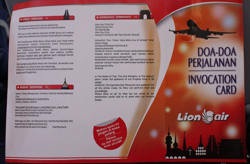 Doa-doa Perjalanan Lion Air - Kompasiana.com