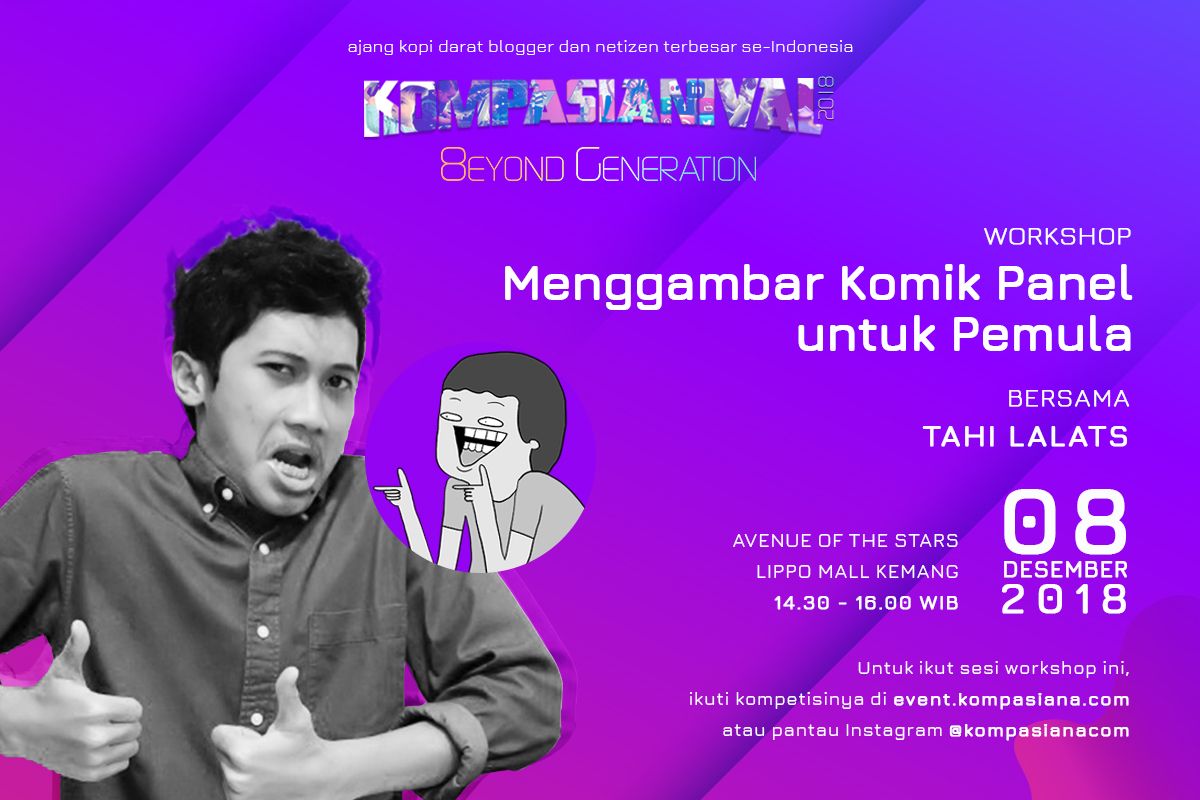 Menggambar Komik bersama Tahilalats di Workshop Menggambar Komik bersama Tahilalats di Workshop