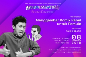 Menggambar Komik bersama Tahilalats di Workshop Kompasianival 2018 Menggambar Komik bersama Tahilalats di Workshop Kompasianival 2018