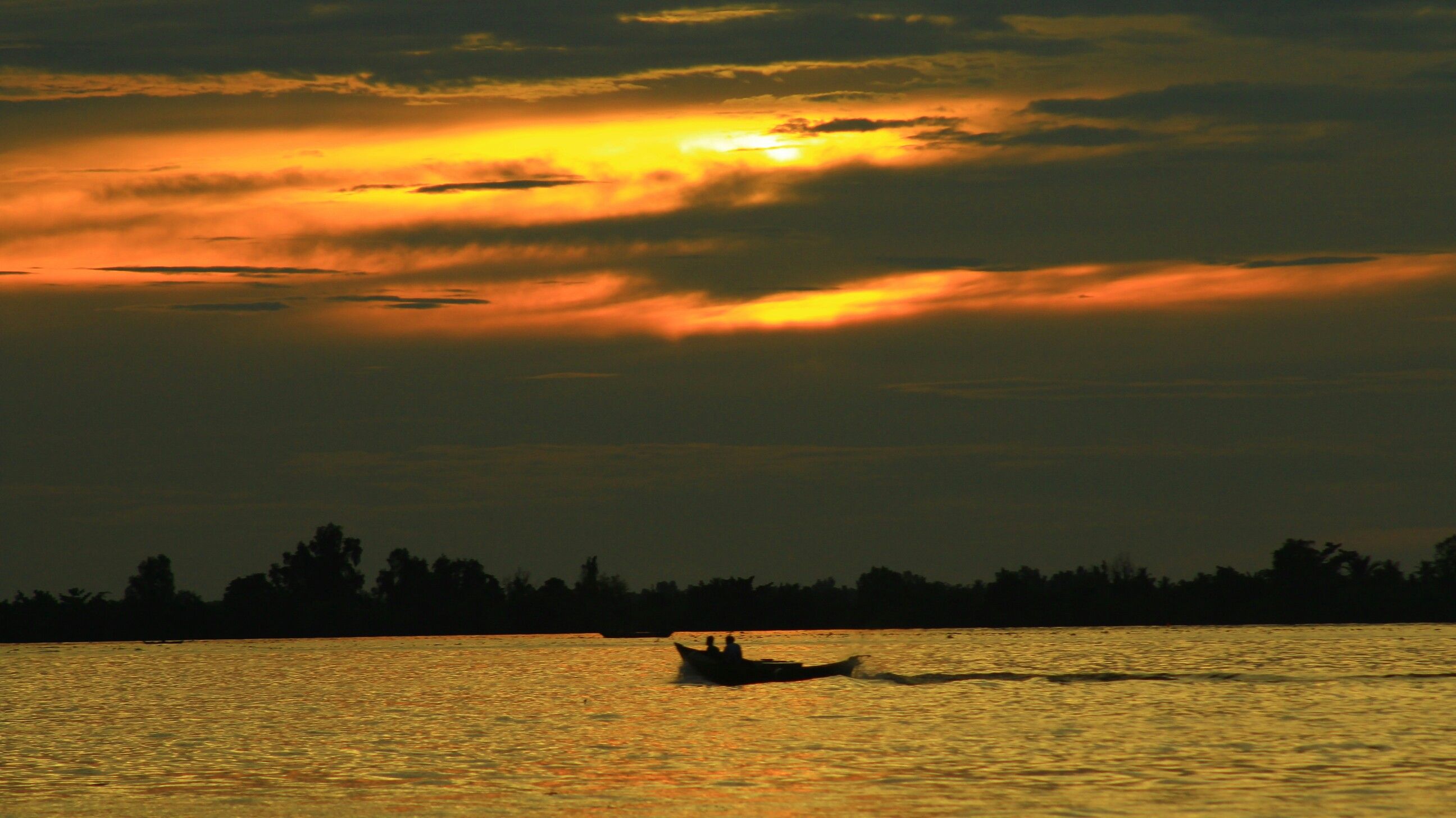 Pemandangan Sunset Menakjubkan Di Kalimantan Selatan Kompasianacom