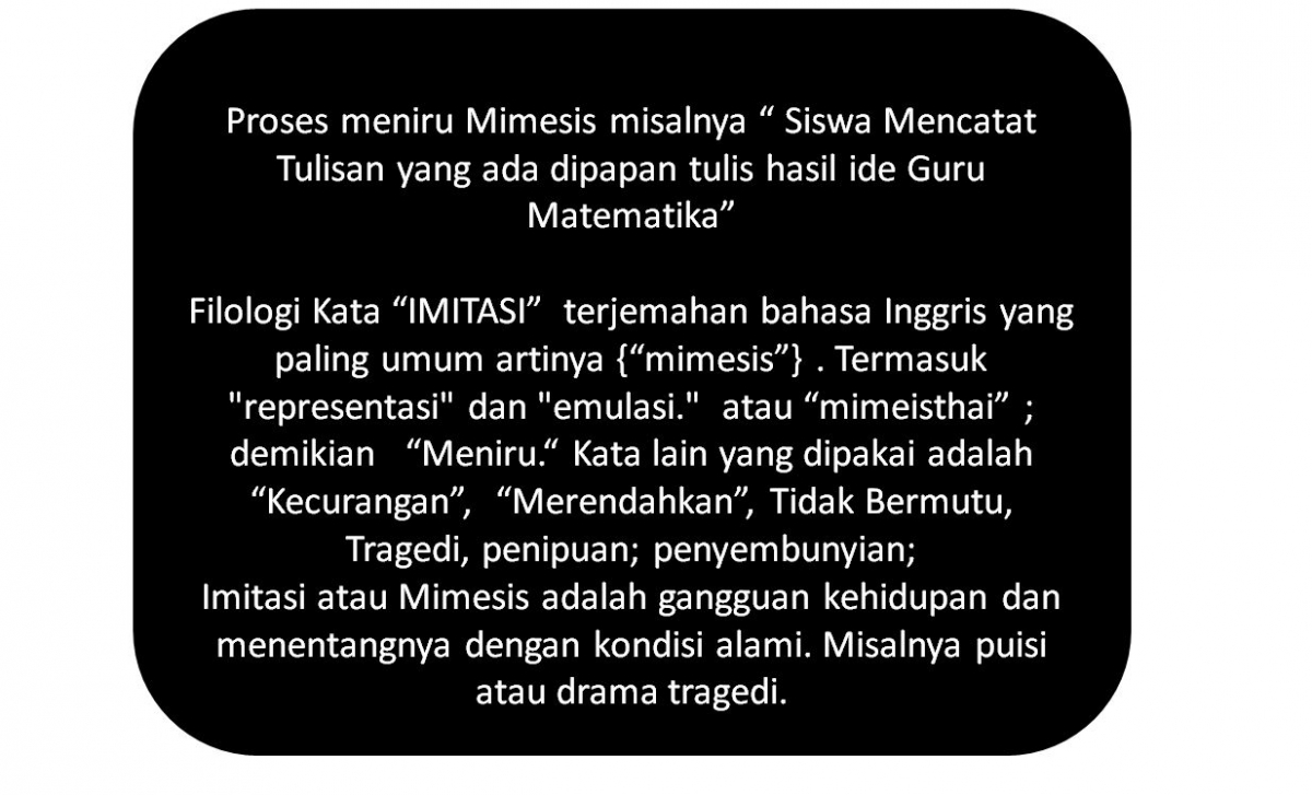 Filsafat Seni Mimesis 34 Kompasiana com Filsafat Seni Mimesis 34 Kompasiana com