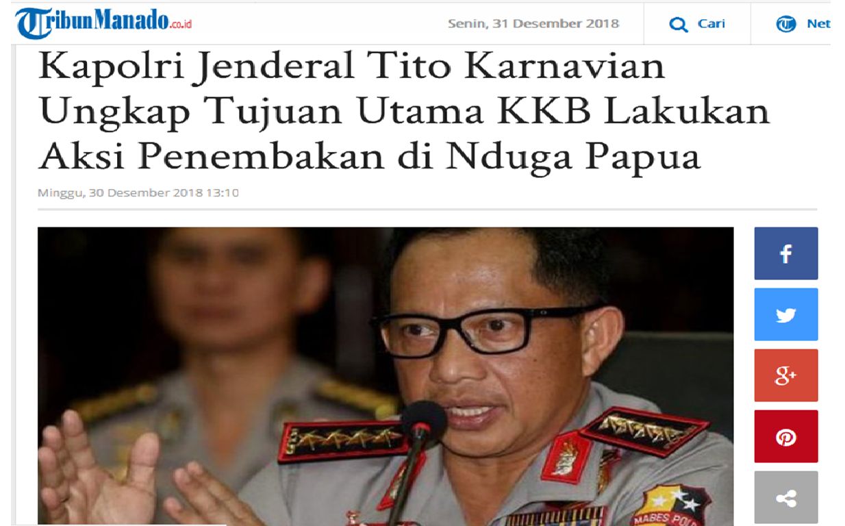 Kajian Filsafat Untuk Tni Polri Dengan Kkb Papua Halaman All