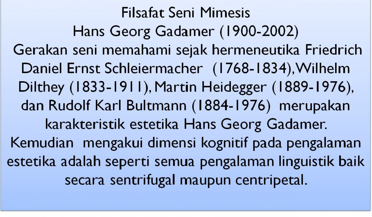 Filsafat Seni Mimesis 179 Halaman 1 Kompasiana Com