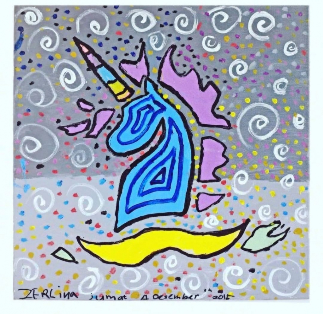 Lukisan Gambar Unicorn Yang Belum Diwarnai Lukisan Gambar Unicorn Yang Belum Diwarnai