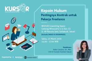 Ngobrolin Seluk Beluk Kontrak Kerja untuk Para Freelance di Kursor Edisi Perdana Ngobrolin Seluk Beluk Kontrak Kerja untuk Para Freelance di Kursor Edisi Perdana