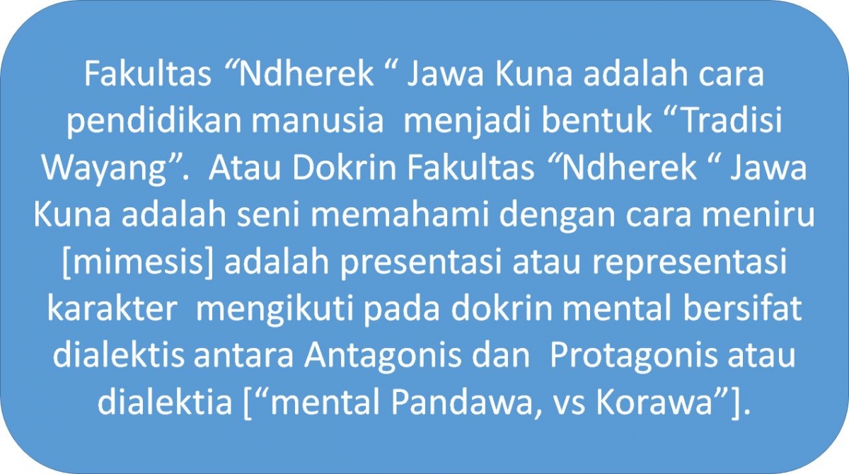 Riset Filologi Filsafat Jawa Kuna pada Kata Nderek 3 Riset Filologi Filsafat Jawa Kuna pada Kata Nderek 3
