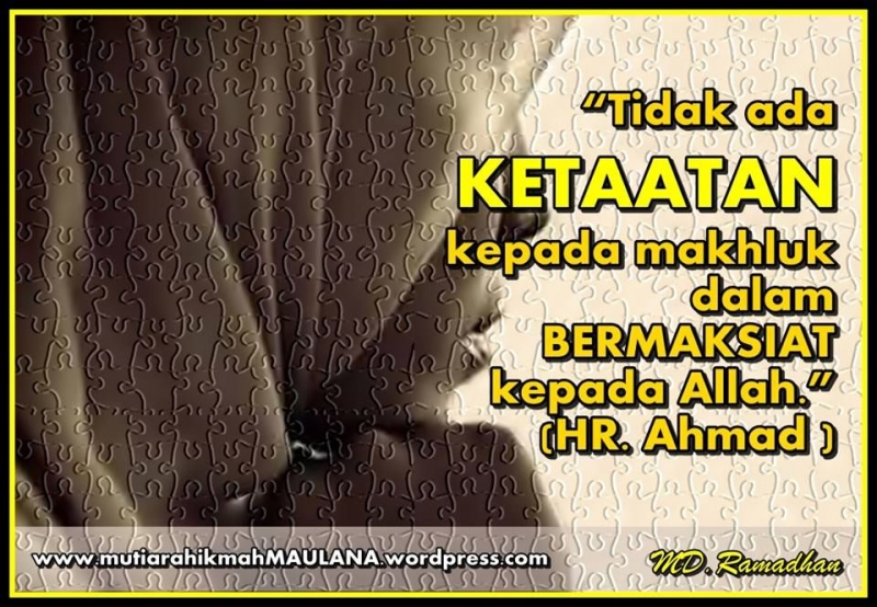 Tidak Boleh Taat Pada Suami Dalam Perkara Maksiat Atau Melanggar Perintah Allah Kompasiana Com