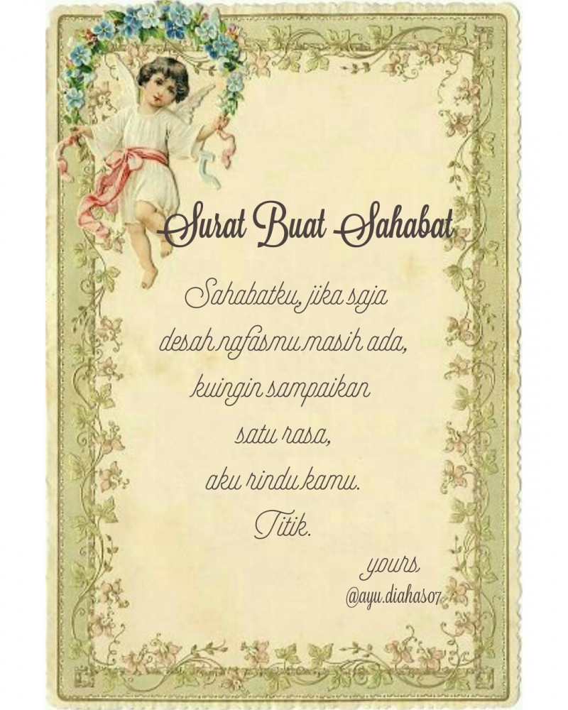 Surat Buat Sahabat Kompasiana com Surat Buat Sahabat Kompasiana com