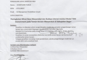 Mahasiswa S3 Mp Unpak Siapkan Judul Disertasi Solusi Kelar