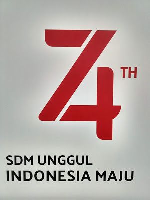 Slogan 74 tahun indonesia
