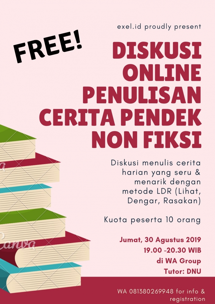 Diskusi Online Penulisan Cerita Pendek Non Fiksi Halaman All