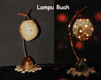 Cara Pembuatan Lampu  Buah dari Batok  Kelapa  Kompasiana com