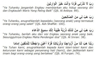 Bacaan Doa Untuk Anak Agar Menjadi Sholeh Dan Sholehah