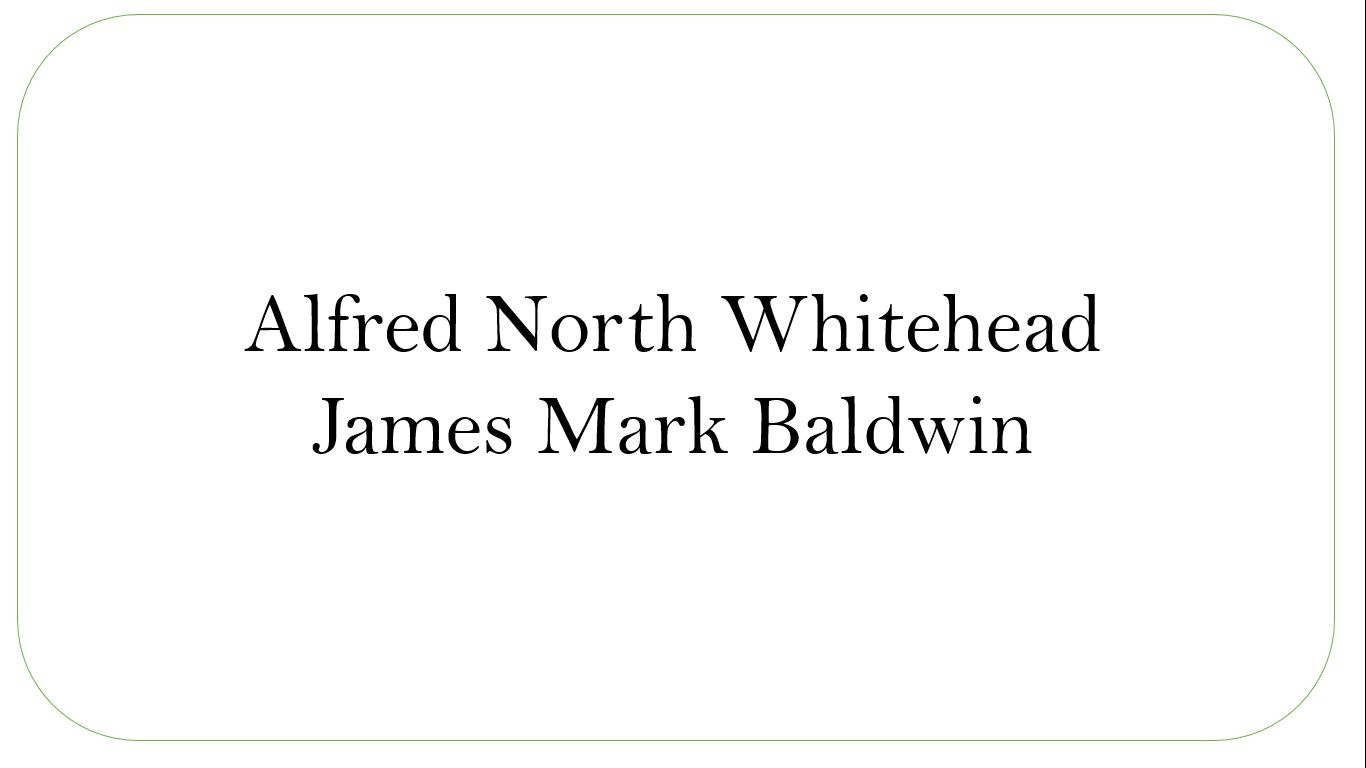 Whitehead Baldwin Seleksi Organik Pada Kosmos Dan Sejarah 5