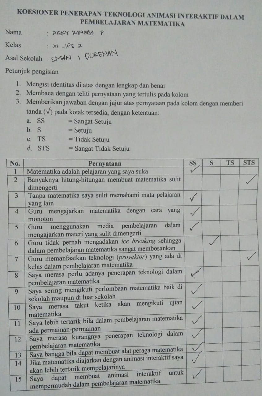 Penerapan Teknologi Animasi Interaktif Dalam Pembelajaran