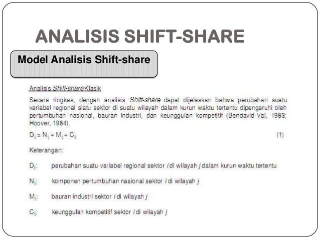 Mengenali Analisis Shift Share Terhadap Aktivitas Ekonomi Kompasiana Com