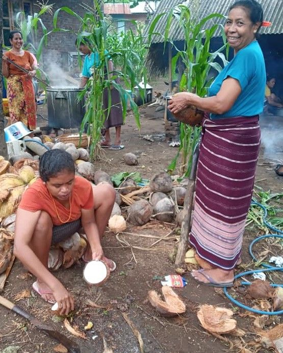 Broi t sebagai Peralatan Tradisional Kupas Kelapa  di Desa  Broi t sebagai Peralatan Tradisional Kupas Kelapa  di Desa