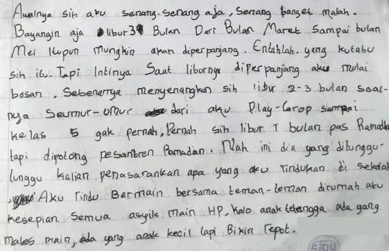 5 Hal Yang Dirindukan Anak Dari Sekolah Halaman All Kompasiana Com